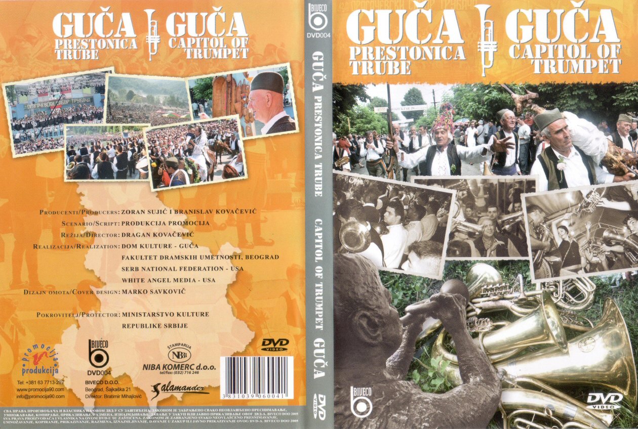 Click to view full size image -  DVD Cover - G - DVD - GUCA TRUBE - DVD - GUCA TRUBE.JPG