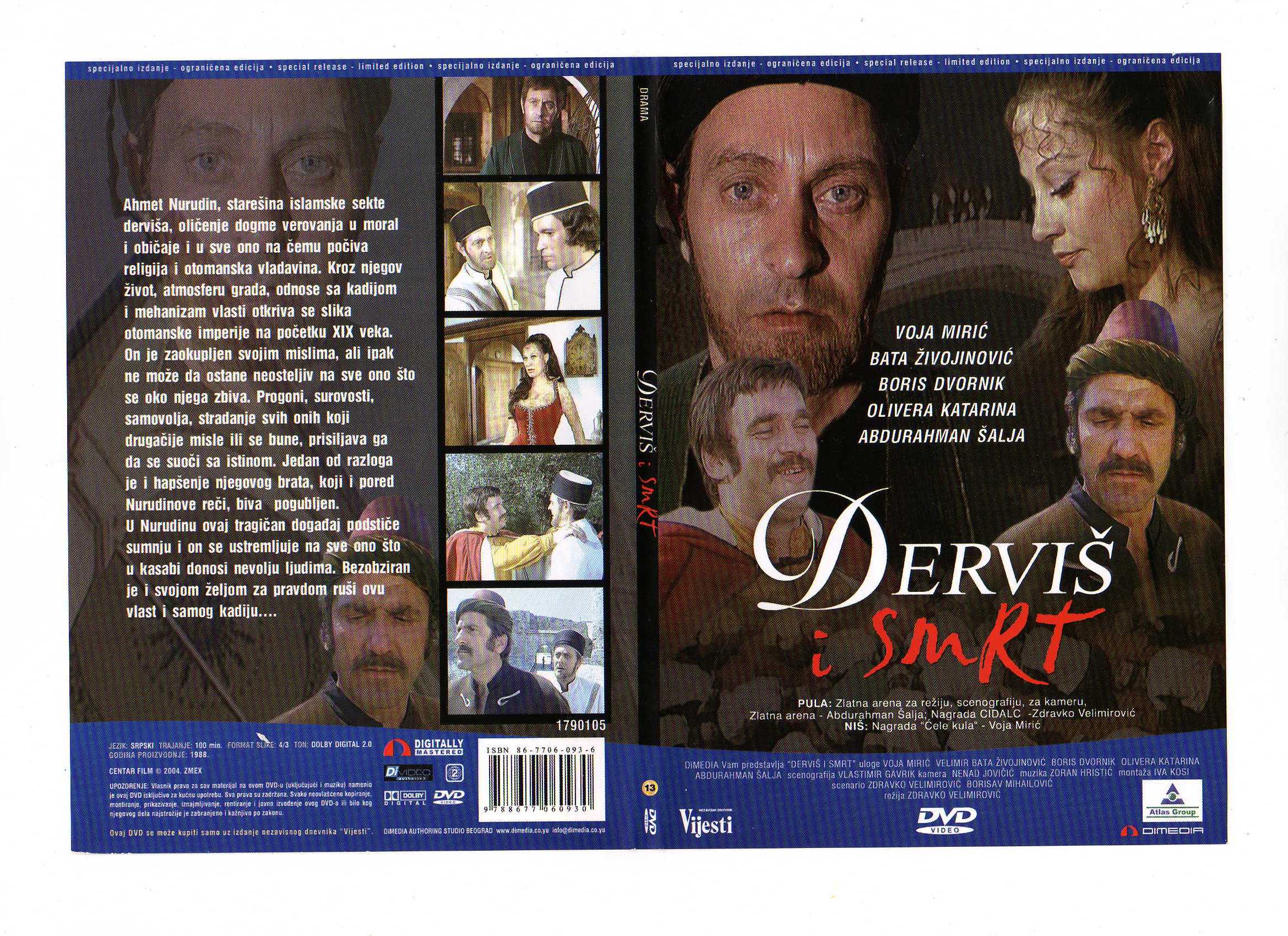 Click to view full size image -  DVD Cover - D - DVD - DERVIS I SMRT - DVD - DERVIS I SMRT.jpg