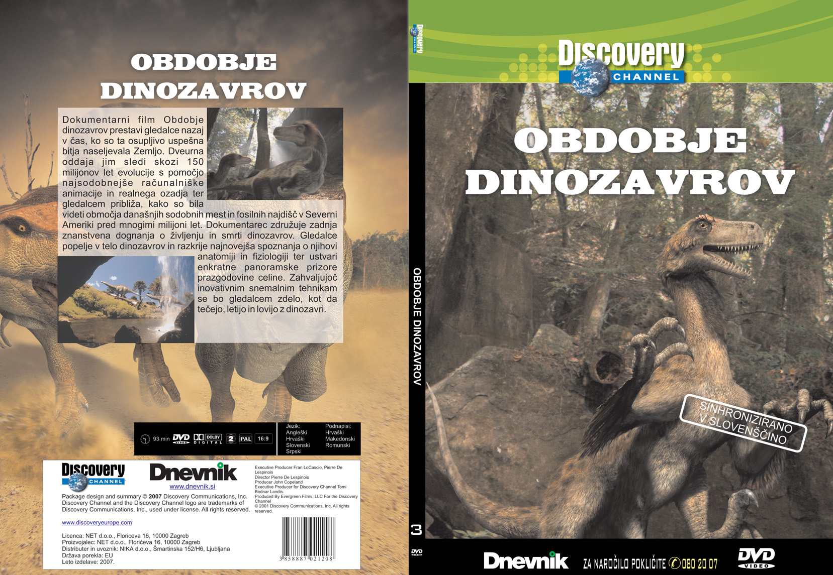 Click to view full size image -  DVD Cover - D - DVD - DOBA DINOZAURIJA - DVD - DOBA DINOZAURIJA.jpg