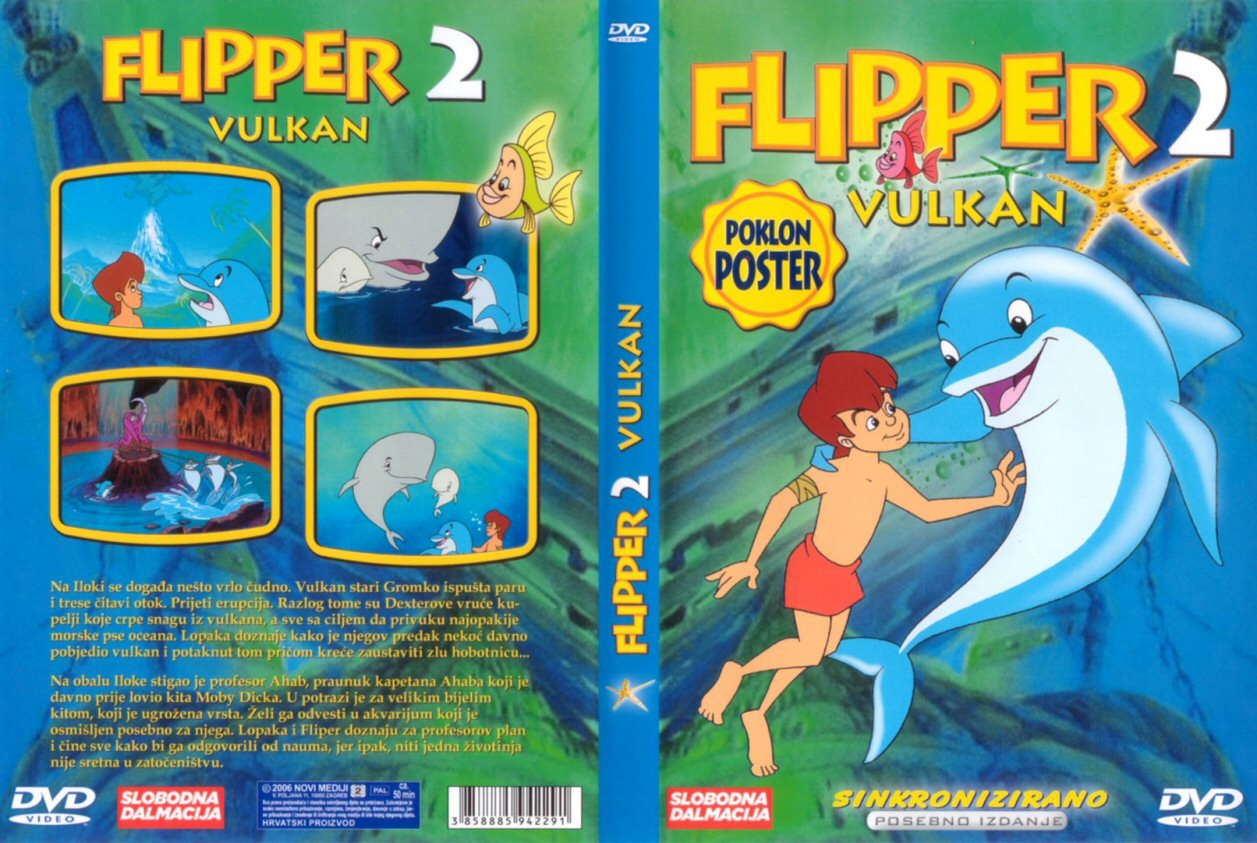 Click to view full size image -  DVD Cover - F - DVD - FLIPPER2 - DVD - FLIPPER2.jpg