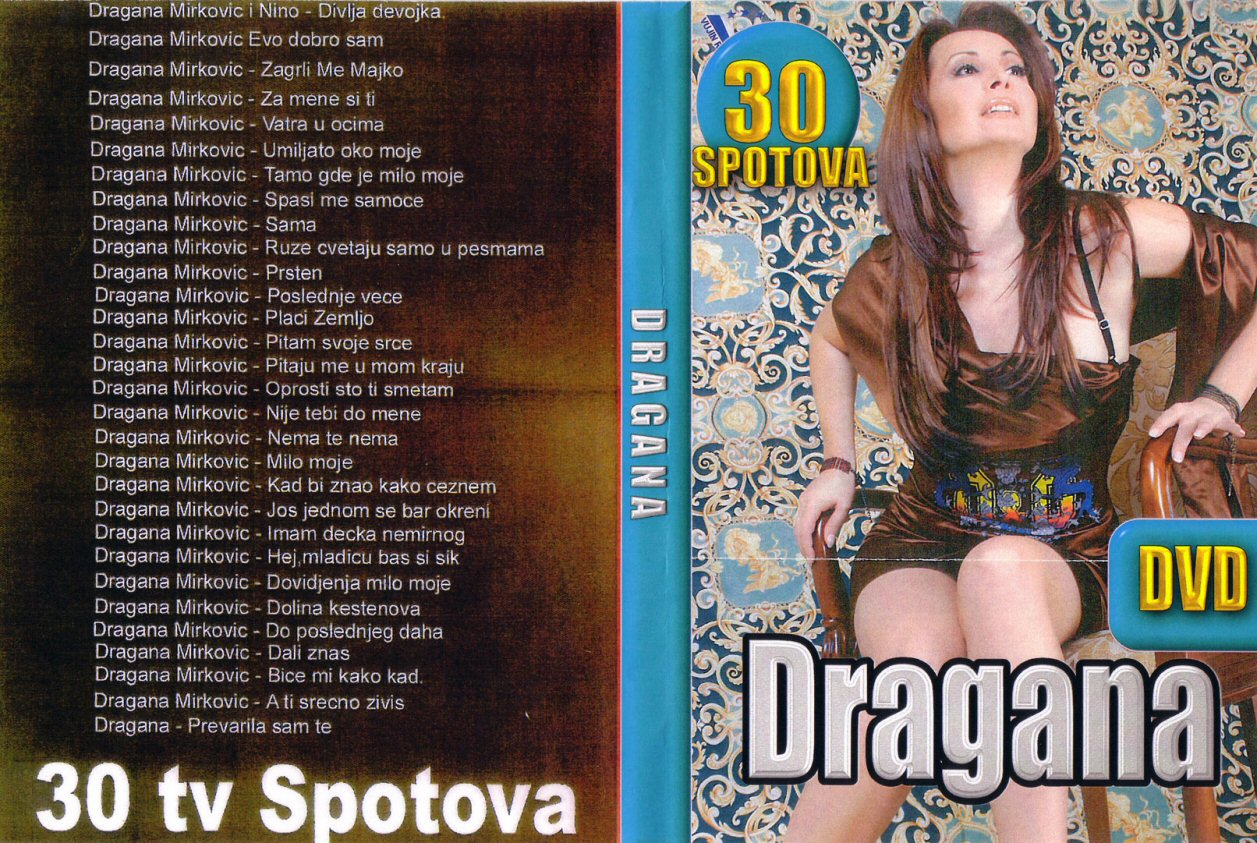 Click to view full size image -  DVD Cover - D - dragana_30_spotova_dvd - dragana_30_spotova_dvd.jpg