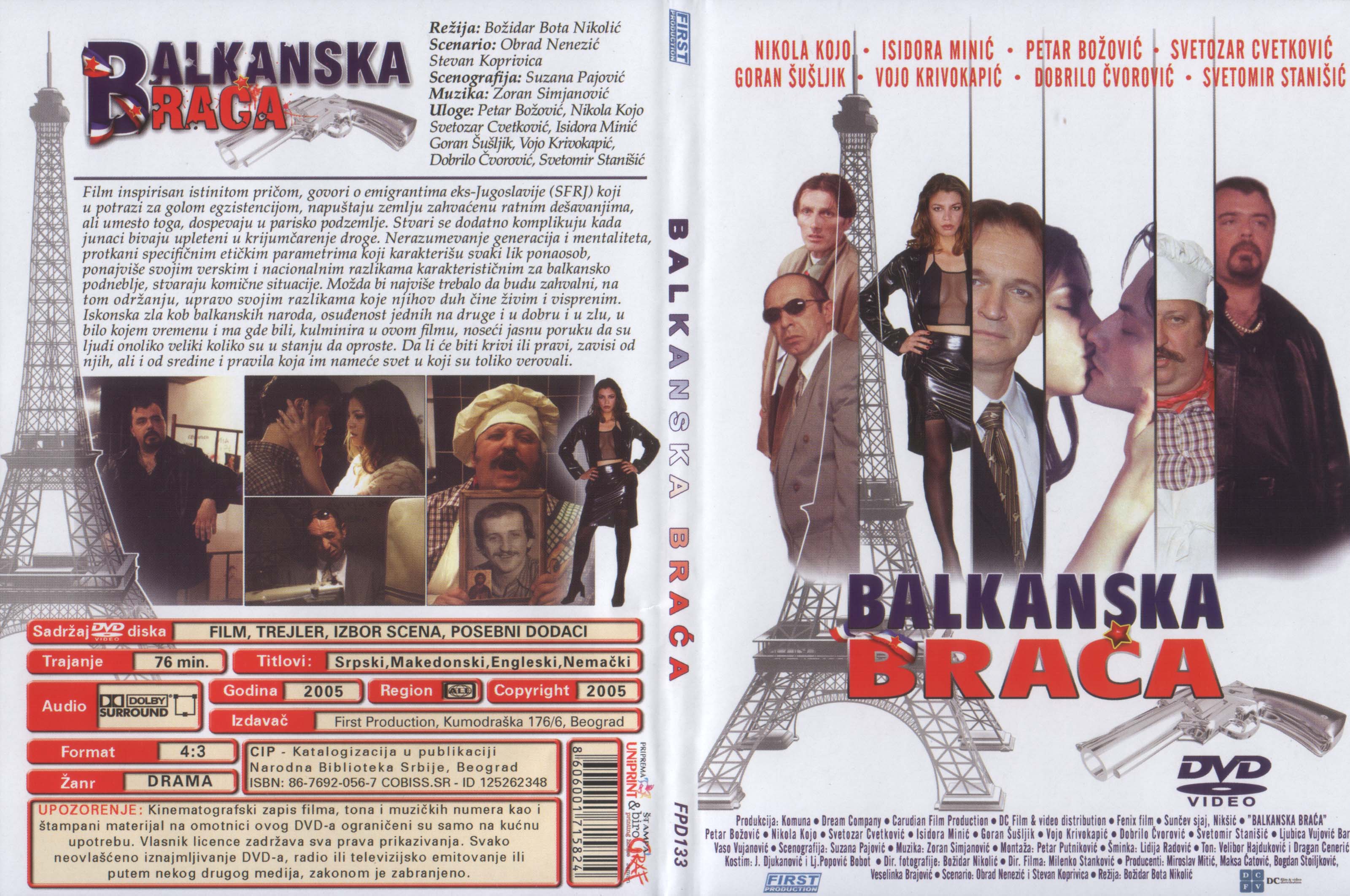 Click to view full size image -  DVD Cover - B - DVD - BALKANSKA BRACA - DVD - BALKANSKA BRACA.jpg