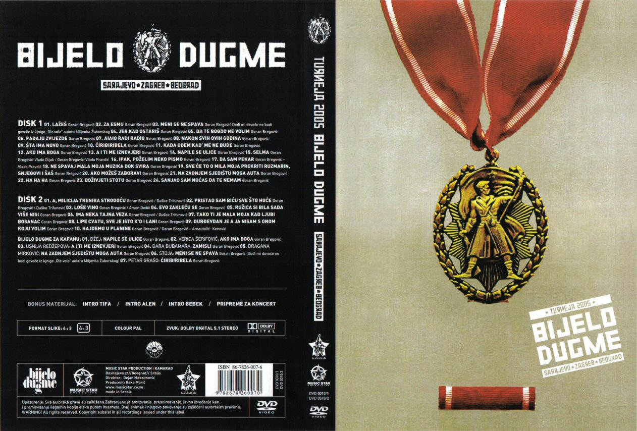 Click to view full size image -  DVD Cover - B - DVD - BIJELO DUGME TURNEJA 2005 - DVD - BIJELO DUGME TURNEJA 2005.jpg