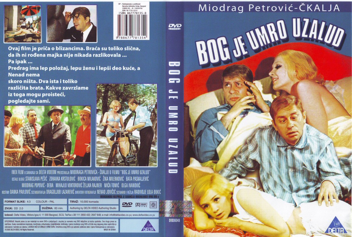 Click to view full size image -  DVD Cover - B - DVD - BOG JE UMRO UZALUD - DVD - BOG JE UMRO UZALUD.JPG