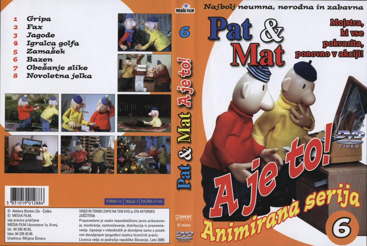 Click to view full size image -  DVD Cover - A - DVD - A JE TO 6 SLO - DVD - A JE TO 6 SLO.jpg