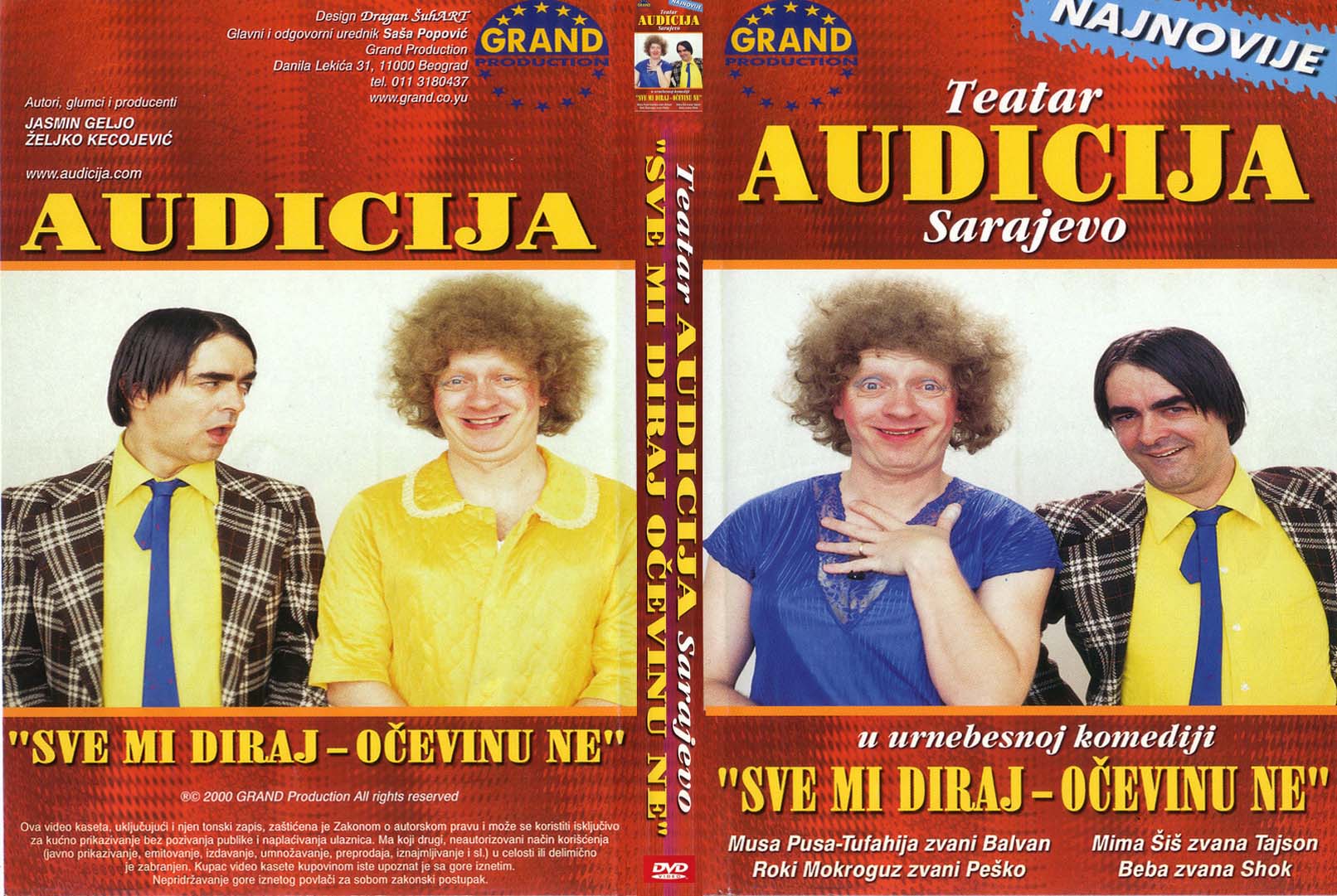 Click to view full size image -  DVD Cover - A - DVD - AUDICIJA SVE MI DIRAJ A OCEVINU NE - DVD - AUDICIJA SVE MI DIRAJ A OCEVINU NE.JPG