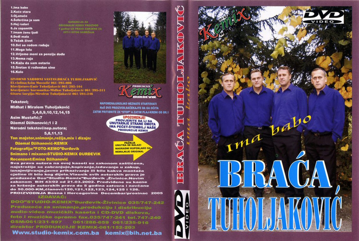 Click to view full size image -  DVD Cover - B - braca_tuholjakovic_dvd - braca_tuholjakovic_dvd.jpg