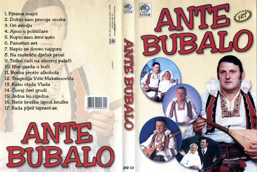 Click to view full size image -  DVD Cover - A - Ante Bubalo - prednja zadnja - Ante Bubalo - prednja zadnja.jpg
