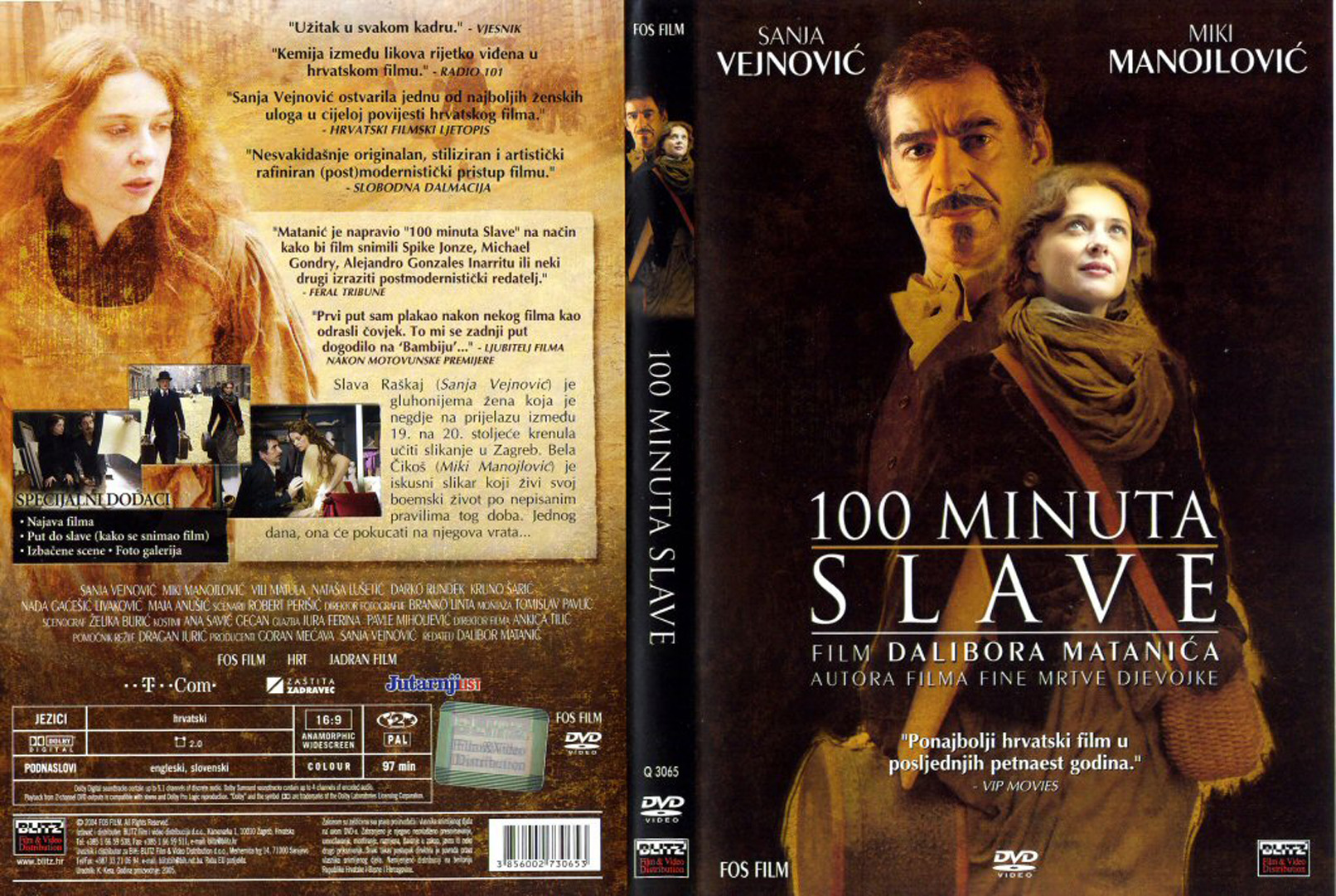 Click to view full size image -  DVD Cover - 0-9 - DVD - 100 MINUTA SLAVE - DVD - 100 MINUTA SLAVE.jpg