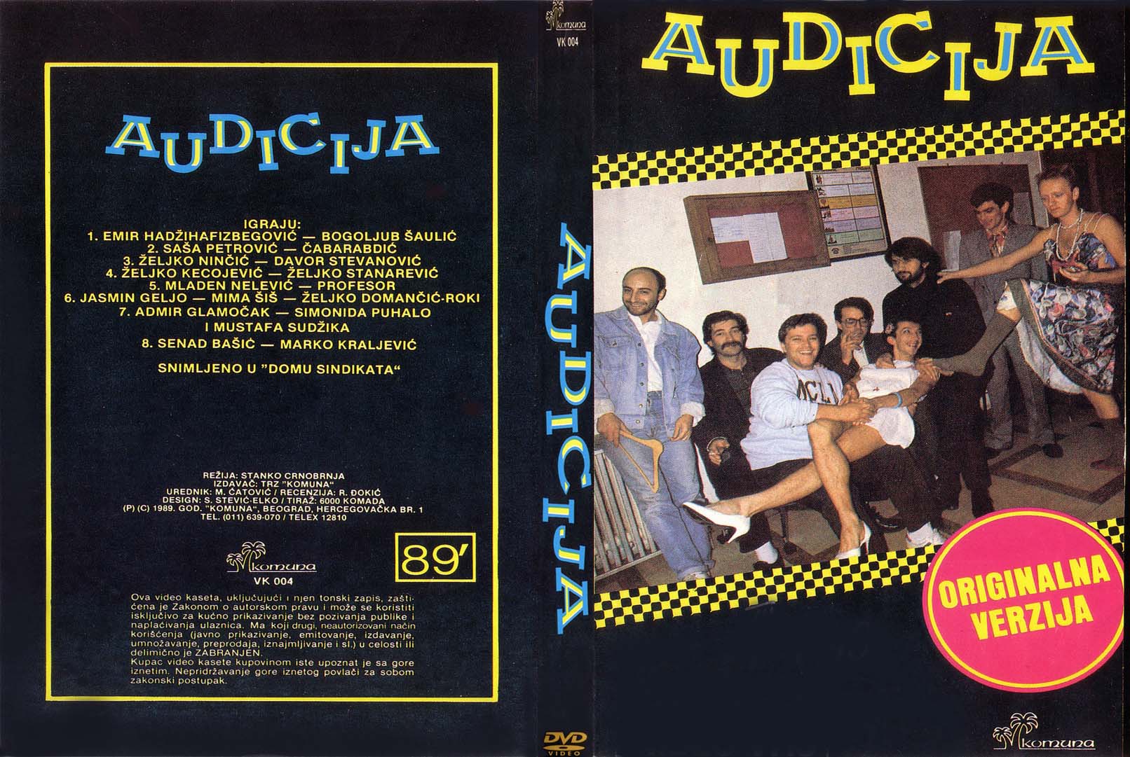 Click to view full size image -  DVD Cover - A - audicija_obala_dvd - audicija_obala_dvd.jpg