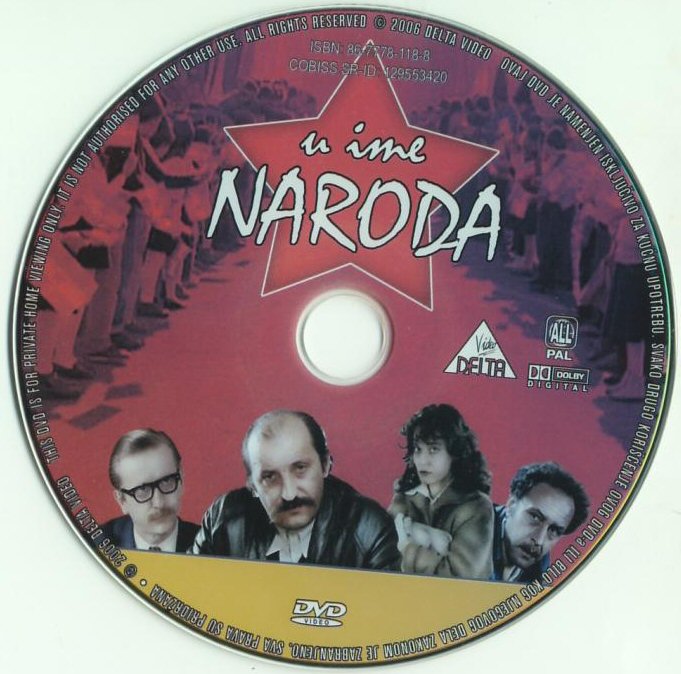 Click to view full size image -  DVD Cover - U - u ime naroda dvd label - u ime naroda dvd label.jpg