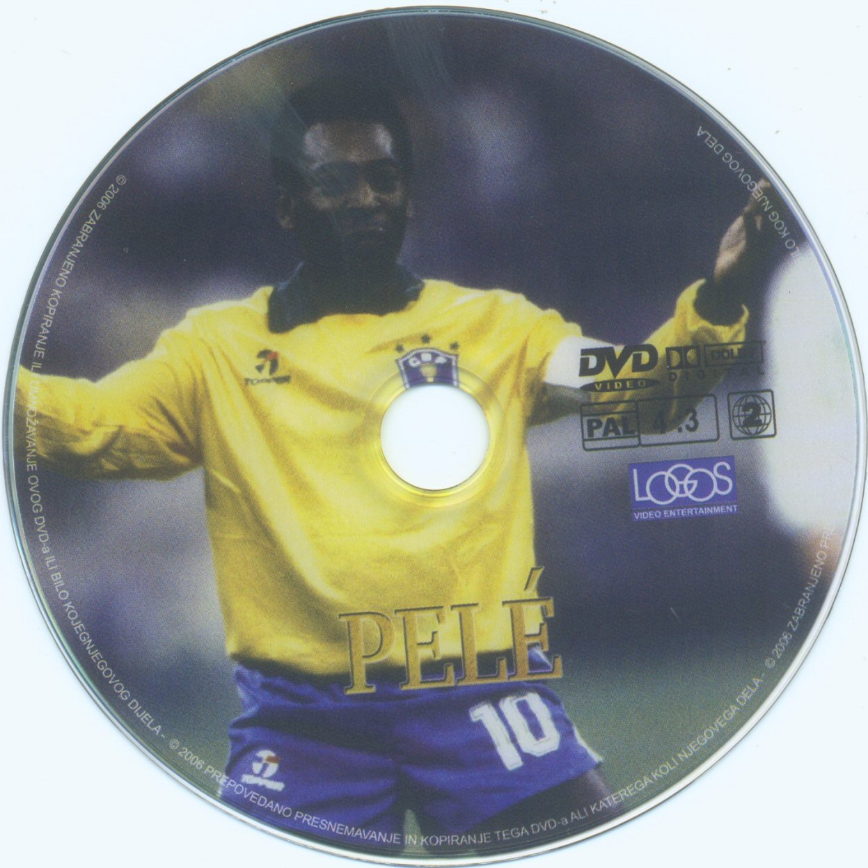 Click to view full size image -  DVD Cover - P - Pele DVD - Pele DVD.jpg