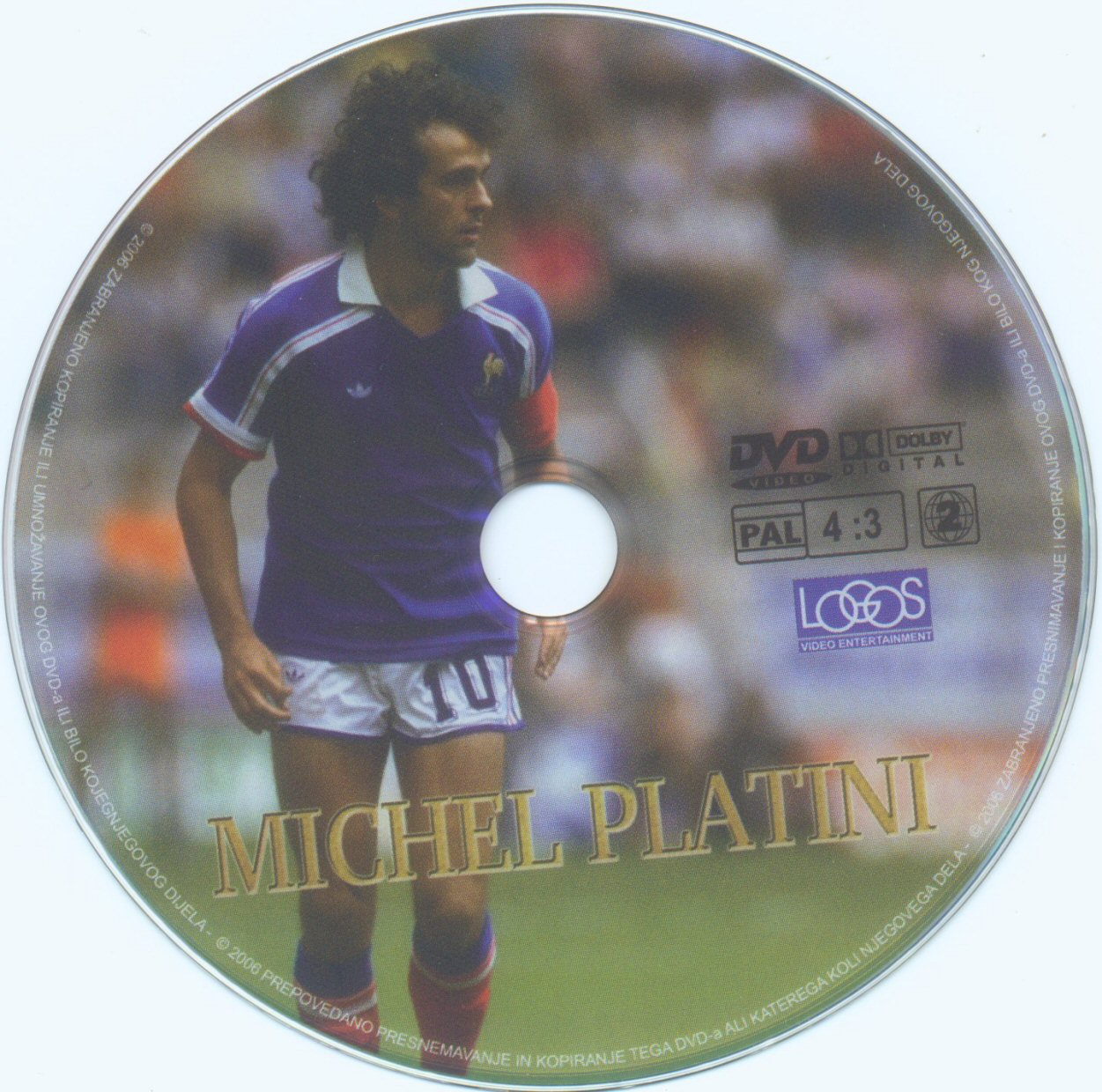 Click to view full size image -  DVD Cover - P - Platini DVD - Platini DVD.jpg