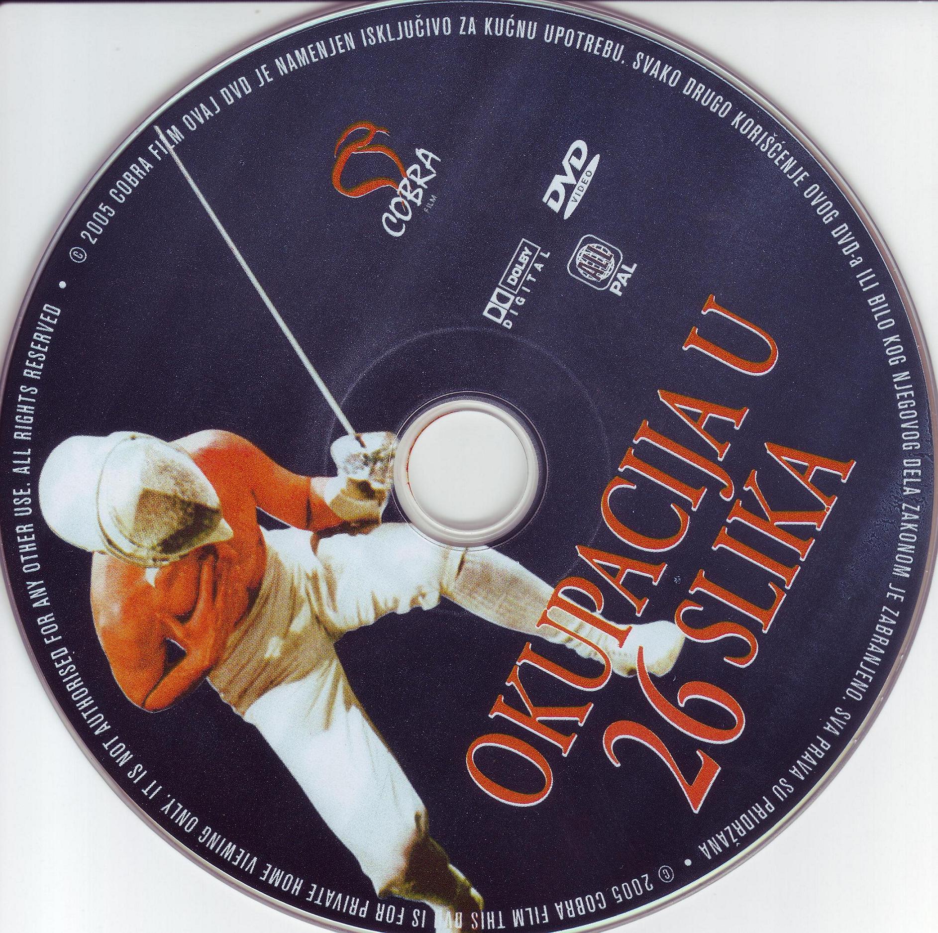 Click to view full size image -  DVD Cover - O - DVD - OKUPACIJA U 26 SLIKA - CD - DVD - OKUPACIJA U 26 SLIKA - CD.JPG