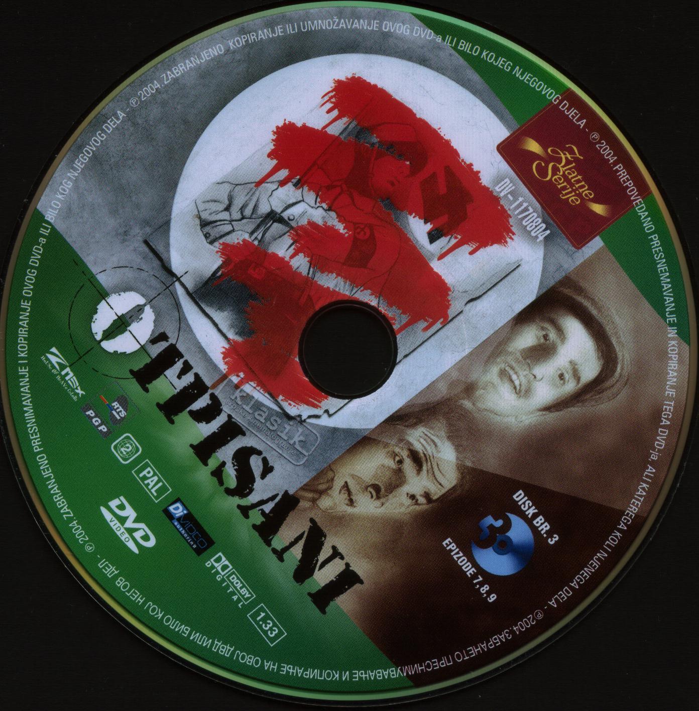 Click to view full size image -  DVD Cover - O - DVD - OTPISANI - CD3 - DVD - OTPISANI - CD3.jpg