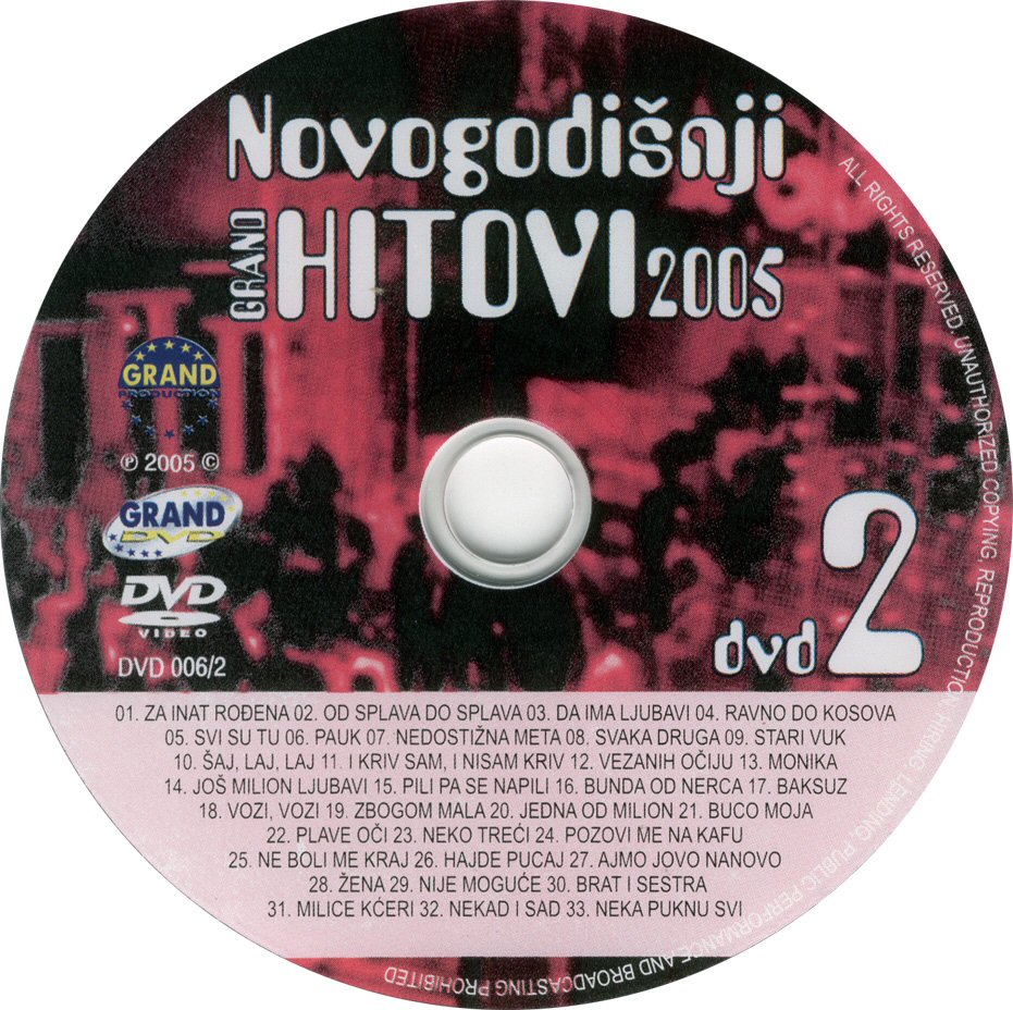Click to view full size image -  DVD Cover - N - DVD - NOVOGODISNJI HITOVI 2005 - CD2 - DVD - NOVOGODISNJI HITOVI 2005 - CD2.jpg