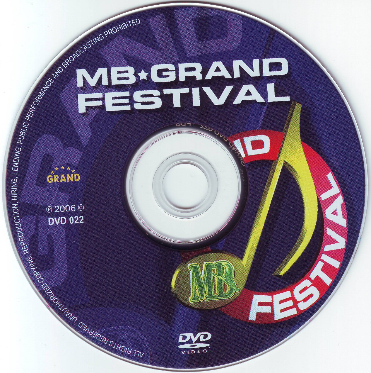 Click to view full size image -  DVD Cover - M - DVD - MB GRAND FESTIVAL - CD - DVD - MB GRAND FESTIVAL - CD.jpg