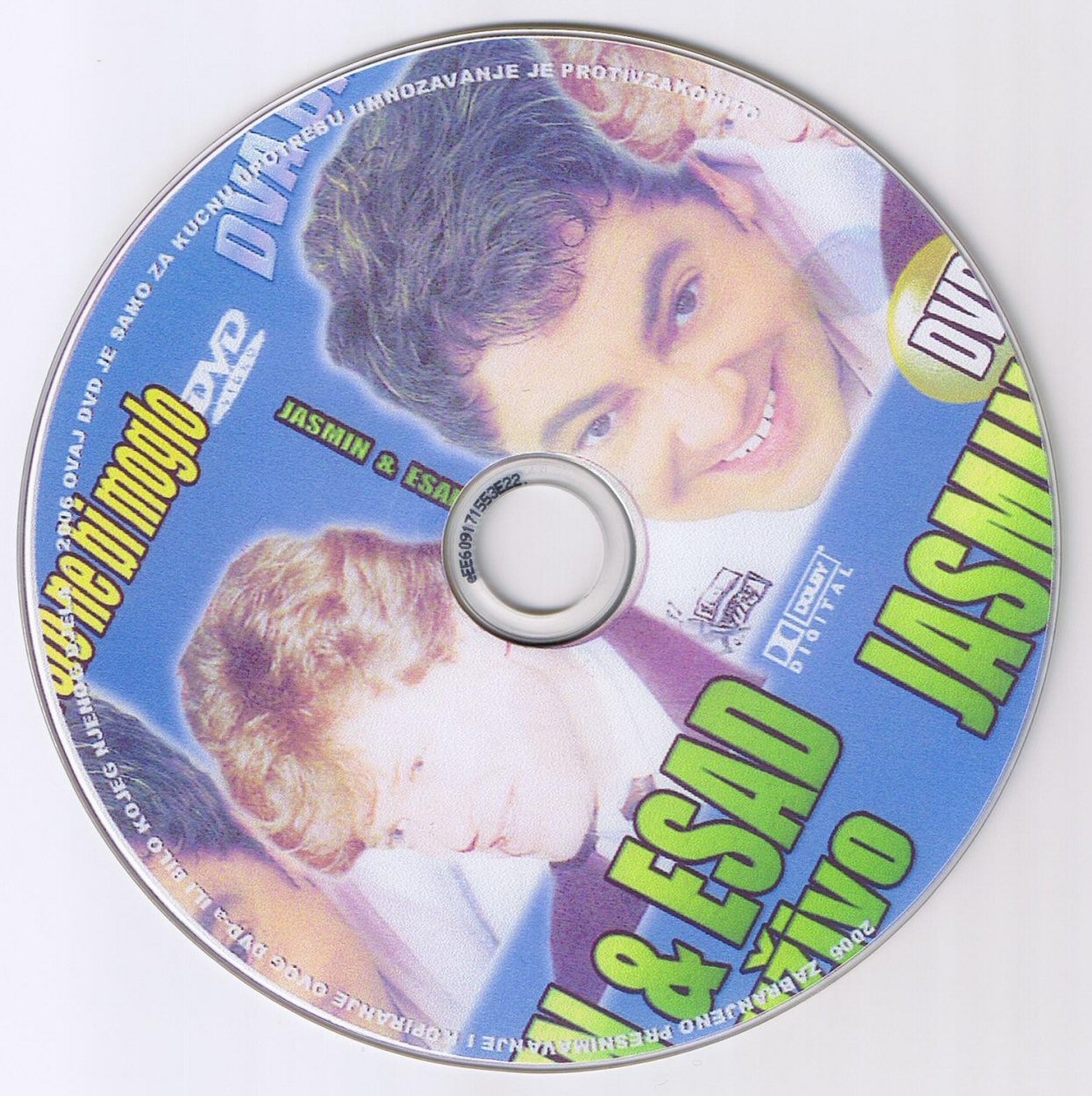 Click to view full size image -  DVD Cover - E - Esad i Jasmin - DVD - ESAD & JASMIN - CD.JPG