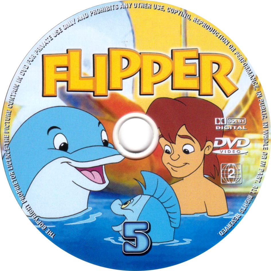 Click to view full size image -  DVD Cover - F - DVD - FLIPPER5 - CD.jpg - DVD - FLIPPER5 - CD.jpg