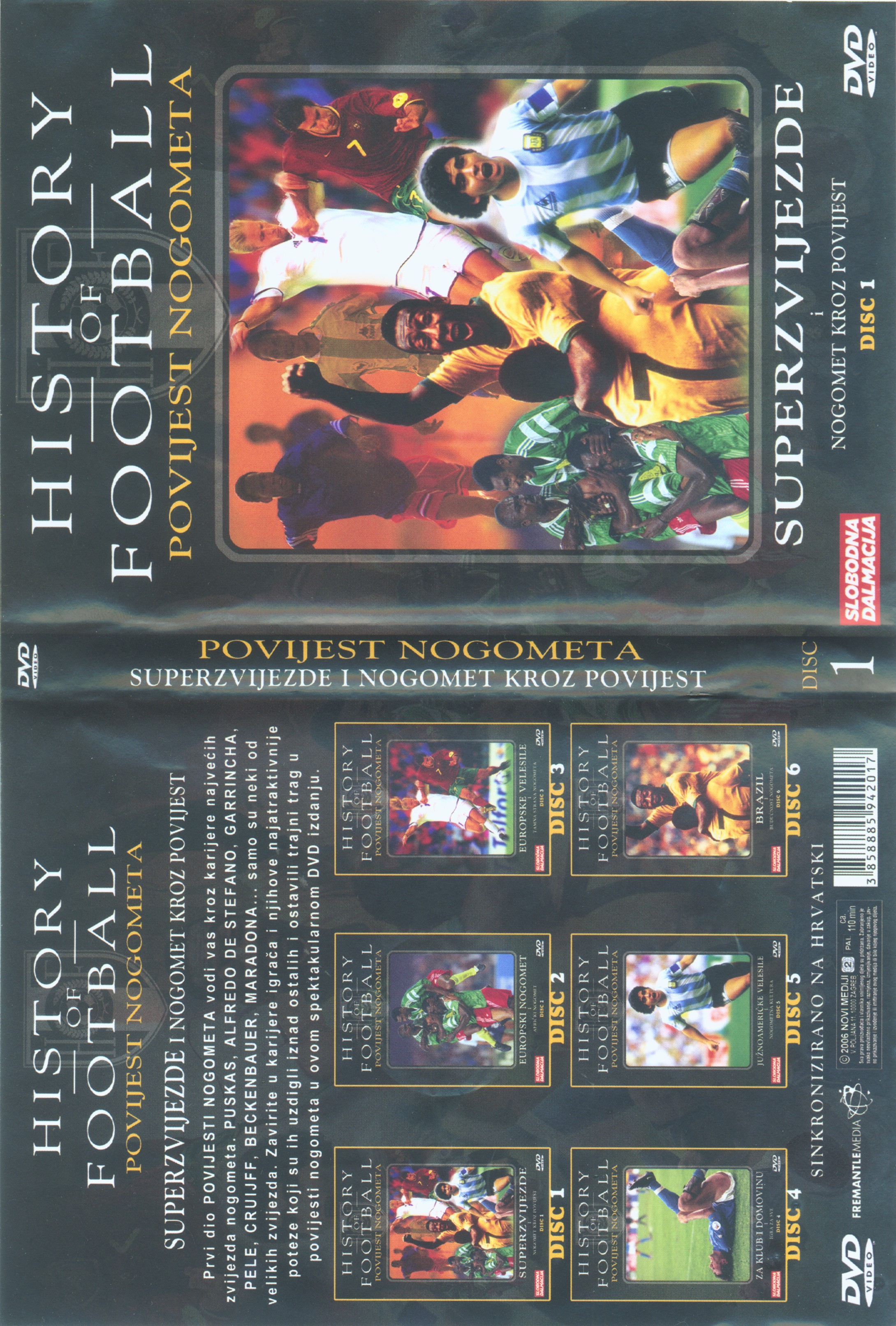 Click to view full size image -  DVD Cover - H - DVD - HISTORI OF  FOOTBALLl - POVJEST NOGOMETA 1 .jpg - DVD - HISTORI OF  FOOTBALLl - POVJEST NOGOMETA 1 .jpg