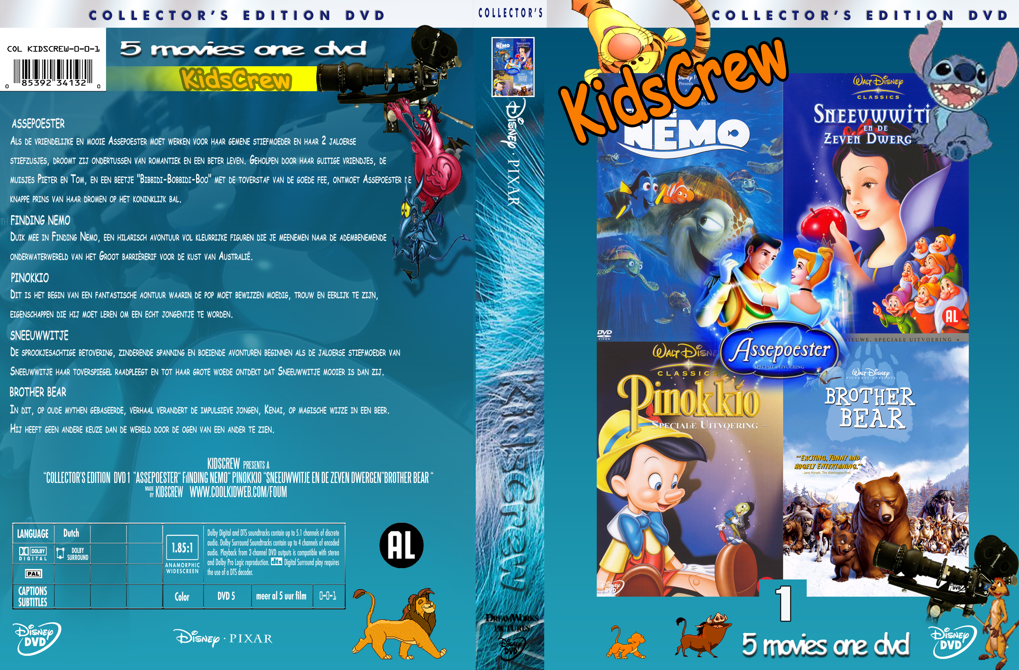 Click to view full size image -  DVD Cover - K - DVD - KIDSCREW 1.jpg - DVD - KIDSCREW 1.jpg