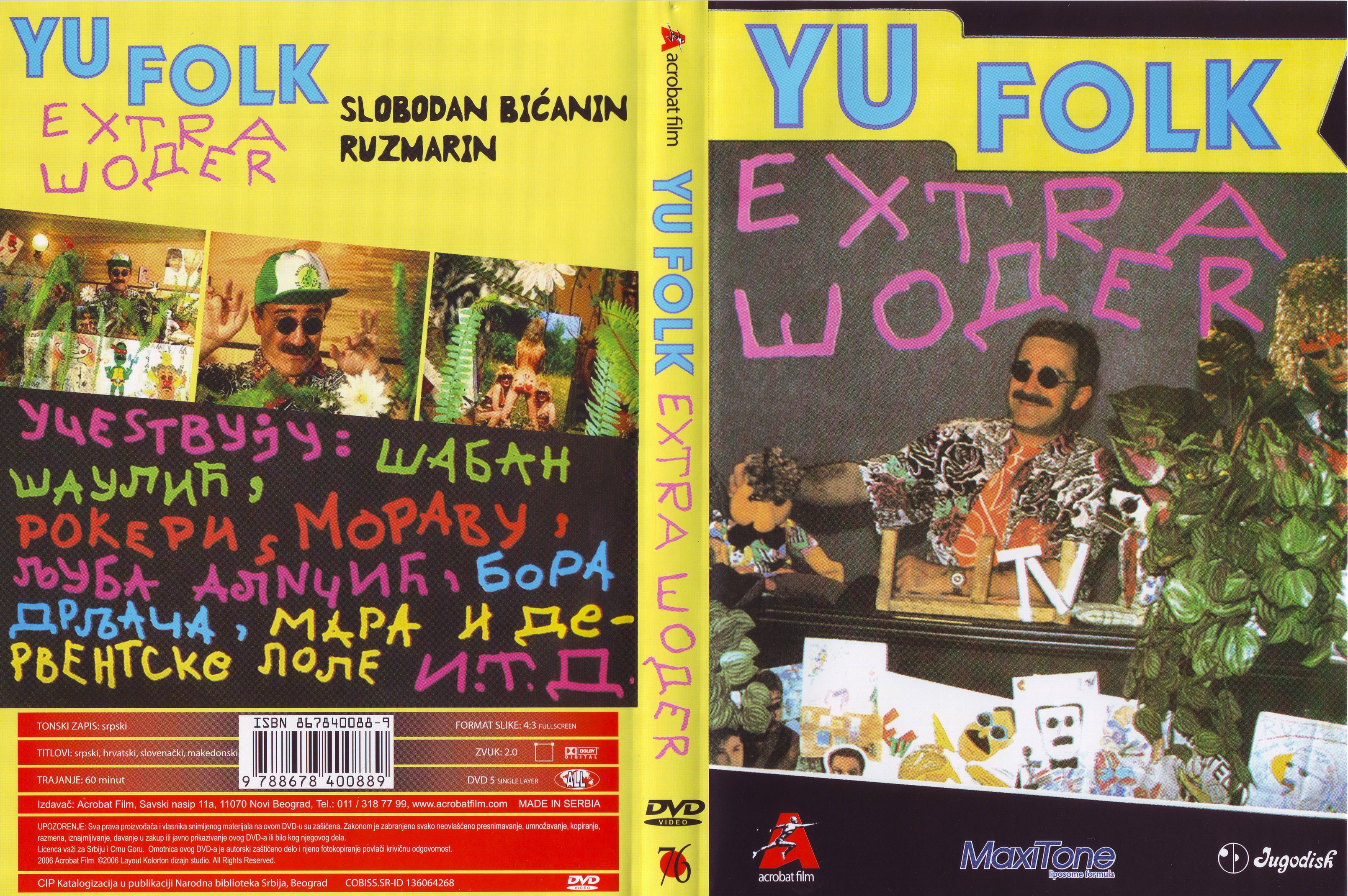 Click to view full size image -  DVD Cover - Y - DVD - YU FOLK EXTRA SODER - DVD - YU FOLK EXTRA SODER.jpg