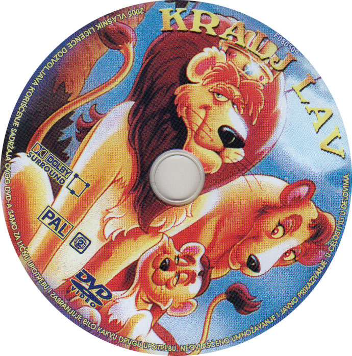 Click to view full size image -  DVD Cover - K - DVD KRALJ LAV - CD.jpg - DVD KRALJ LAV - CD.jpg