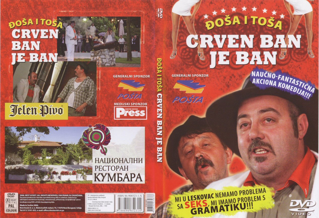 Click to view full size image -  DVD Cover - C - DVD- CRVEN BAN JE BAN - DVD- CRVEN BAN JE BAN.jpg