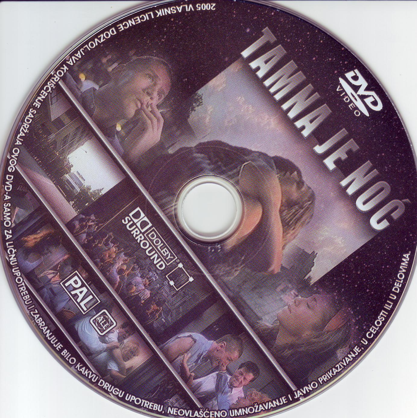 Click to view full size image -  DVD Cover - T - DVD - TAMNA NOC - CD - DVD - TAMNA NOC - CD.JPG