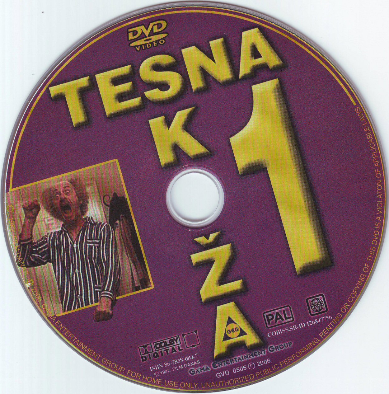 Click to view full size image -  DVD Cover - T - DVD - TESNA KOZA - CD1 - DVD - TESNA KOZA - CD1.jpg
