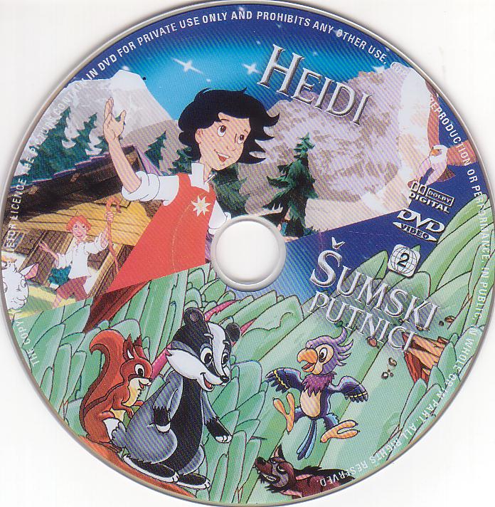 Click to view full size image -  DVD Cover - H - DVD - HEIDI - SUMSKI PUTNICI - CD - DVD - HEIDI - SUMSKI PUTNICI - CD.jpg