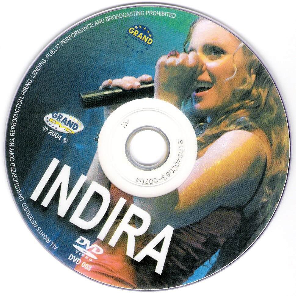 Click to view full size image -  DVD Cover - I - DVD - INDIRA RADIC - CD - DVD - INDIRA RADIC - CD.jpg