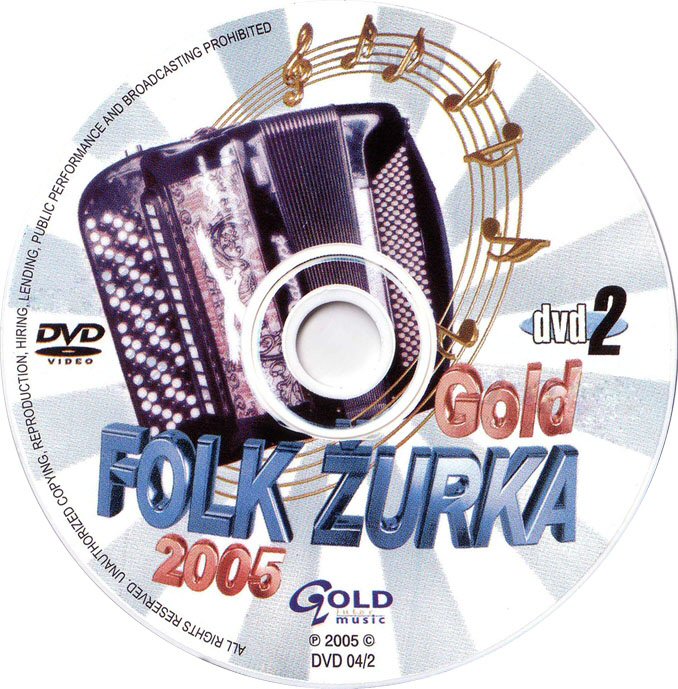 Click to view full size image -  DVD Cover - G - DVD - GOLD FOLK ZURKA 2005 - CD - DVD - GOLD FOLK ZURKA 2005 - CD.jpg