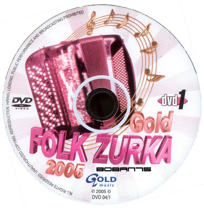 Click to view full size image -  DVD Cover - C - DVD - CD GOLD FOLK ZURKA 2005 - DVD - CD GOLD FOLK ZURKA 2005.jpg
