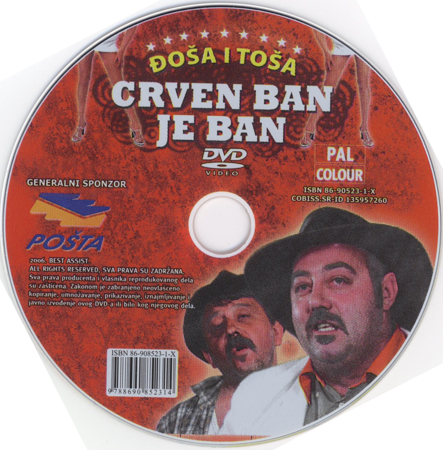 Click to view full size image -  DVD Cover - C - DVD - CRVEN BAN JE BAN - CD - DVD - CRVEN BAN JE BAN - CD.jpg