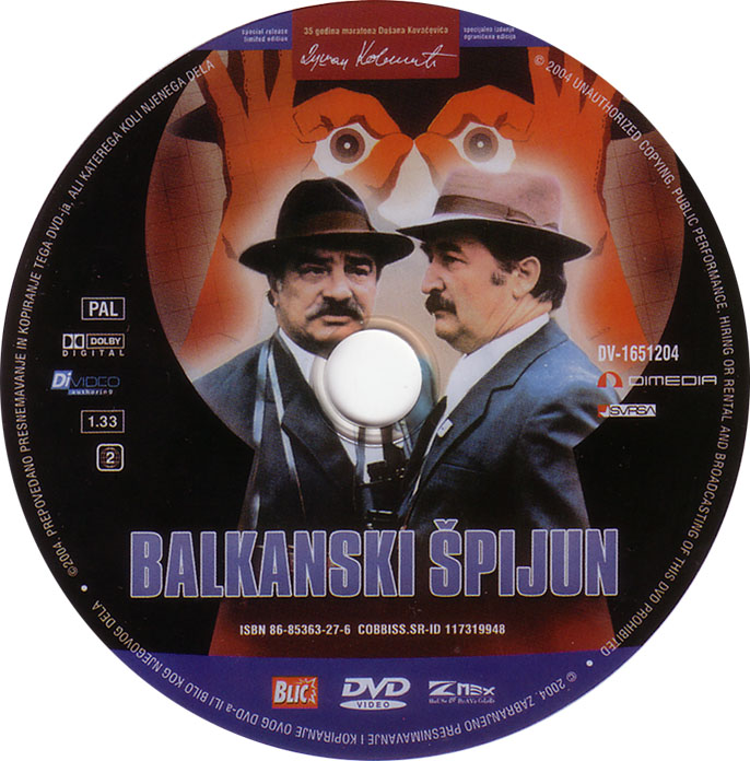 Click to view full size image -  DVD Cover - B - DVD - BALKANSKI SPIJUN - CD - DVD - BALKANSKI SPIJUN - CD.jpg