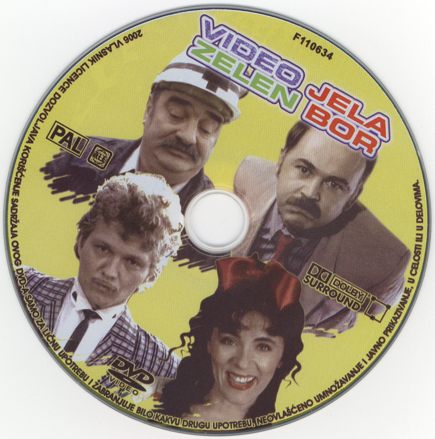 Click to view full size image -  DVD Cover - V - DVD - VIDEO JELA ZELEN BOR - CD - DVD - VIDEO JELA ZELEN BOR - CD.jpg