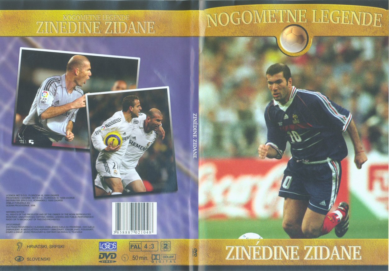 Click to view full size image -  DVD Cover - Z - Zidane vanjski - Zidane vanjski.jpg