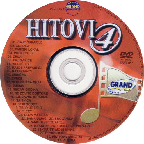 Click to view full size image -  DVD Cover - G - grandhitovino4 cd - grandhitovino4 cd.jpg