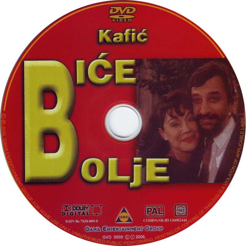 Click to view full size image -  DVD Cover - K - kafic_bice_bolje_cd - kafic_bice_bolje_cd.jpg